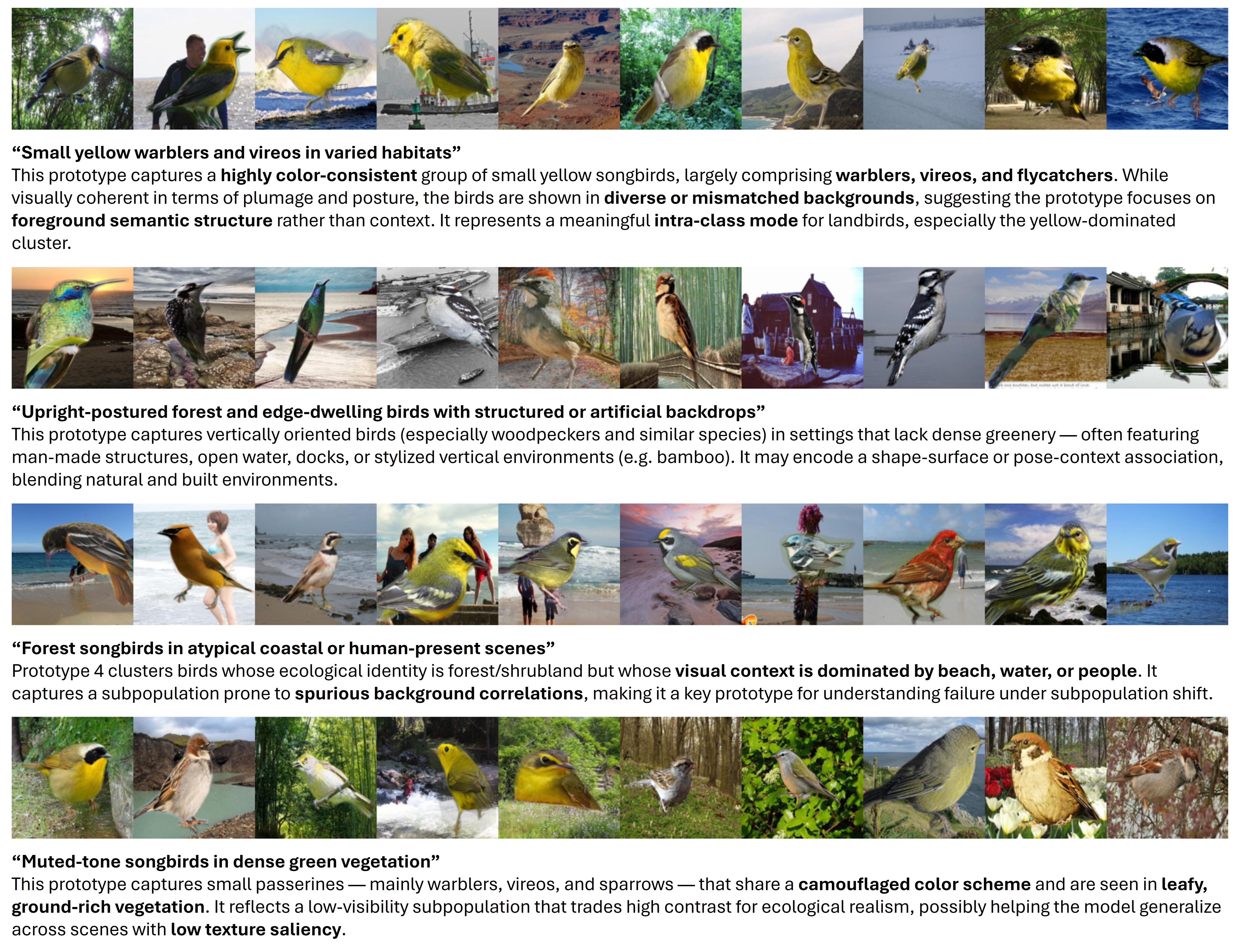 Landbird Prototypes